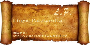 Linges Pasztorella névjegykártya